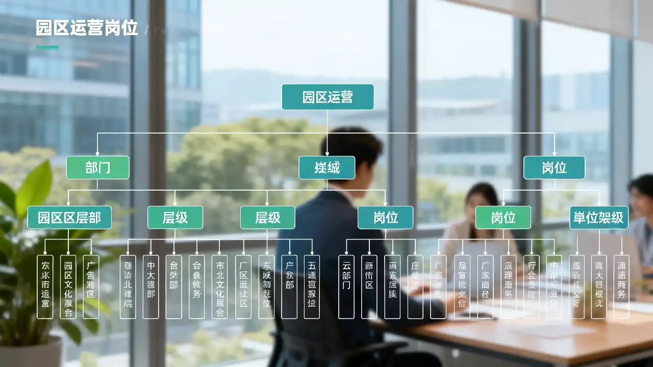 园区运营岗位架构图片怎么看，园区运营岗位职责划分有哪些？